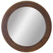BROWN WOODEN FRAME MIRROR 78CM DI TRAN