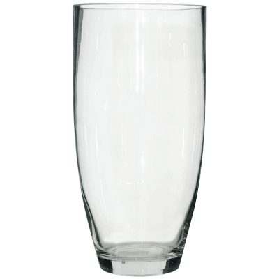 BULLET VASE 30X15CM TRAN