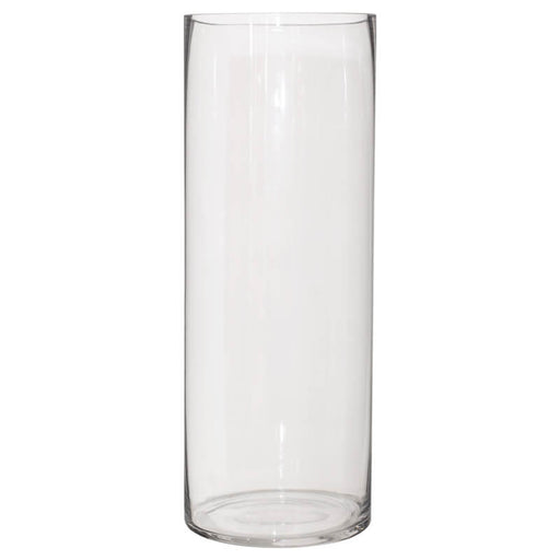 CYLINDER VASE 40X14CM TRAN