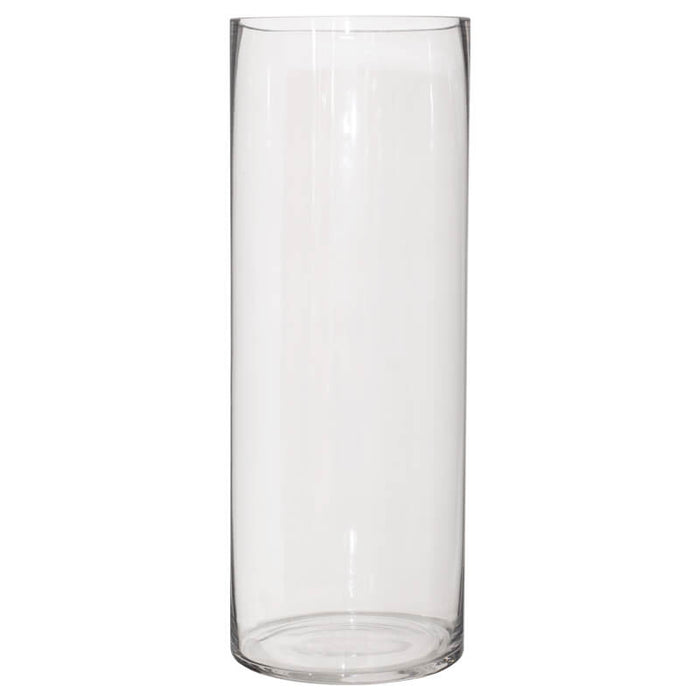 CYLINDER VASE 40X14CM TRAN