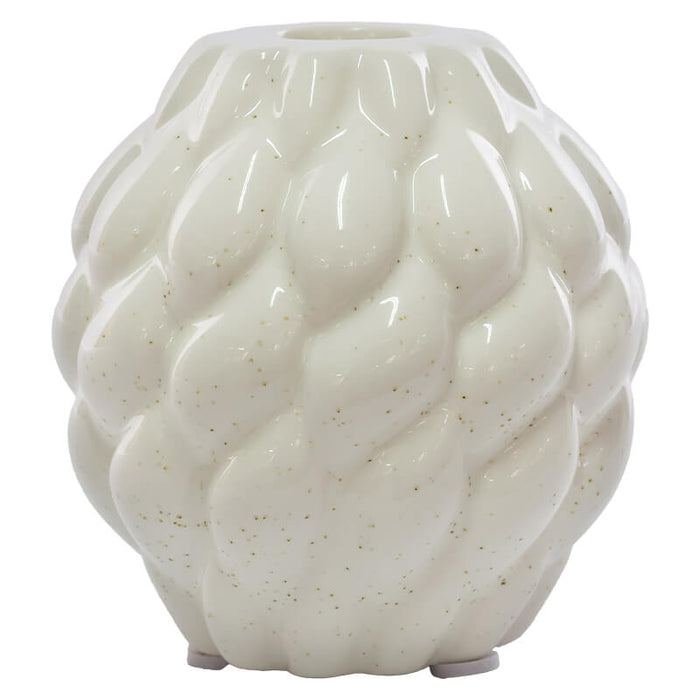 BIALY WHITE CANDLE HOLDER 9CM TRAN
