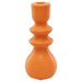 ORANGE CANDLE HOLDER 19CM