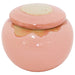 BLUSH SUNSET JAR/LID 9CM TRAN