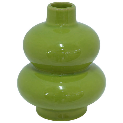 MINT GREEN VASE 12CM TRAN