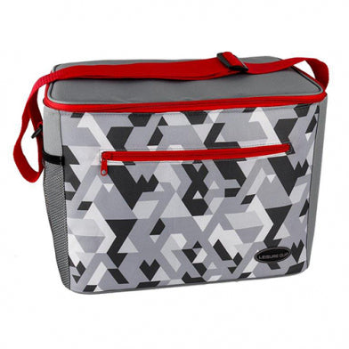 COOLBAG 40 CAN GREY/RED - LEISURE QUIP CYMOT