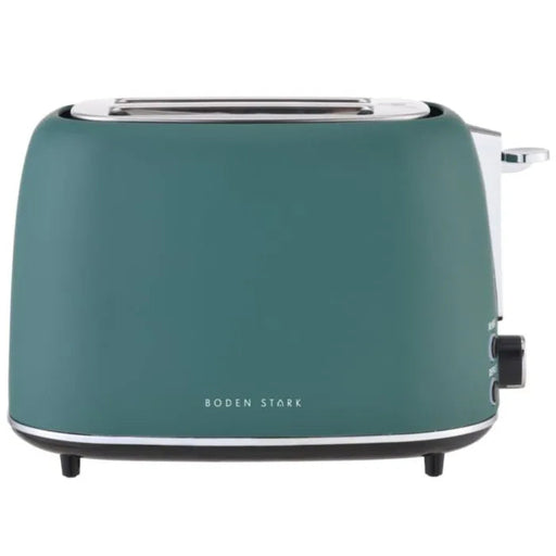 BODEN STARK MATTE STAINLESS STEEL TOASTER GREEN BODE
