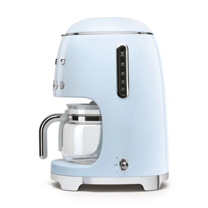 Smeg filter coffee machine glass carafe design