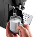 DeLonghi automatic coffee maker with manual milk frother