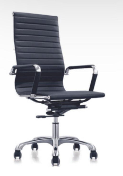 HT728-A HIGHBACK REV CHAIR (PU LEATHER-BLACK) OFFICE INNOVATIONS