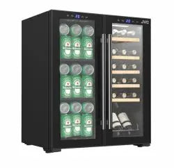 JVC 160L DBL DOOR WINE/BEVERAGE COOLER JVCC