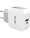 SNUG 2 PORT 30W PD CHRGR+TYC CBL-WH 3G MOBILE
