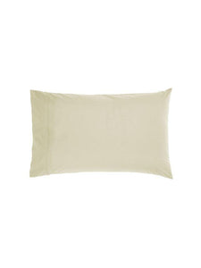 Cotton Pillow Case Ivory LINEN HOUSE