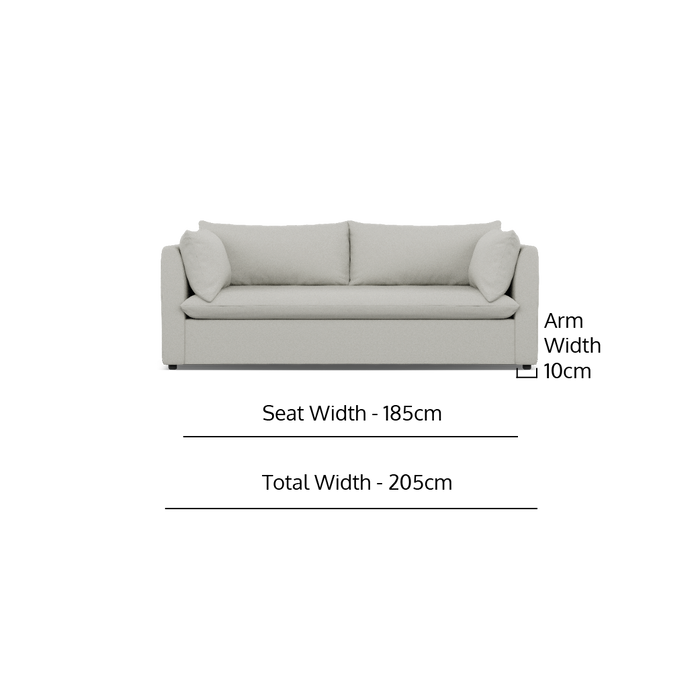 3PCE 3/2/1 LIRA LUXE LOUNGE SUITE - PERFORMANCE LUXE STONE F ZORO