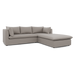 2PCE LIRA LUXE SMALL DAYBED - TEXTURED FUNGI FABRIC ZORO