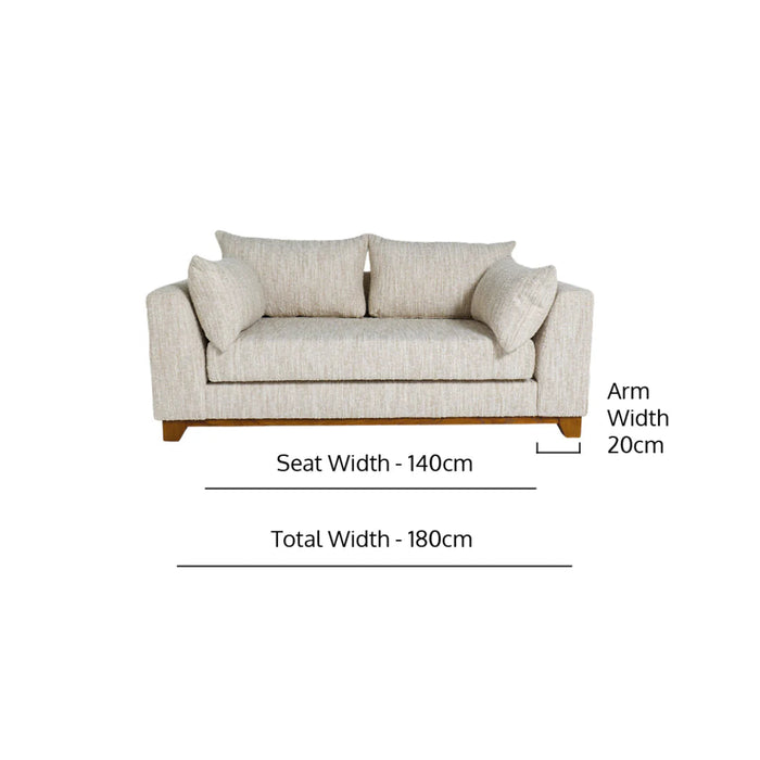 MEA 2 DIV COUCH - LIMITED EDITION HERITAGE WOVEN FABRIC ZORO