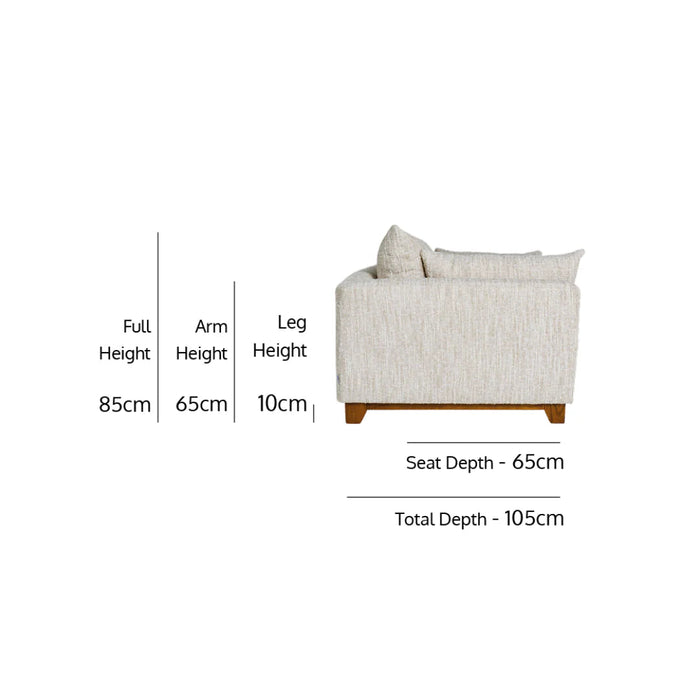 MEA 2 DIV COUCH - LIMITED EDITION HERITAGE WOVEN FABRIC ZORO
