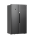 Defy side by side fridge 618L inox front view