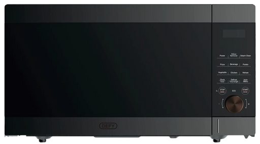 DEFY 43L BLACK GLASS SOLO MICROWAVE OVEN DEFY