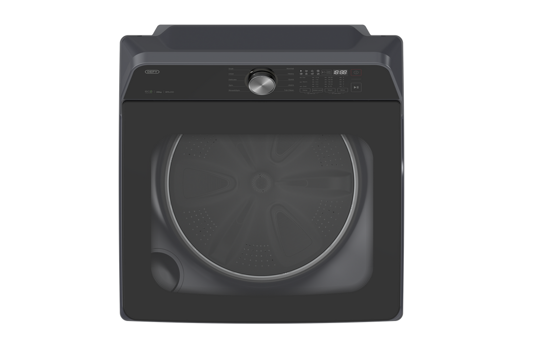 DEFY 20KG TOP LOADER WASHING MACHINE DARK GREY DEFY