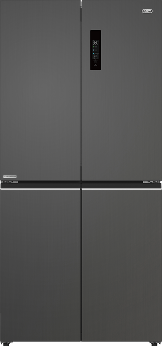 DEFY 601L MULTI-DOOR DARK INOX FRIDGE DEFY