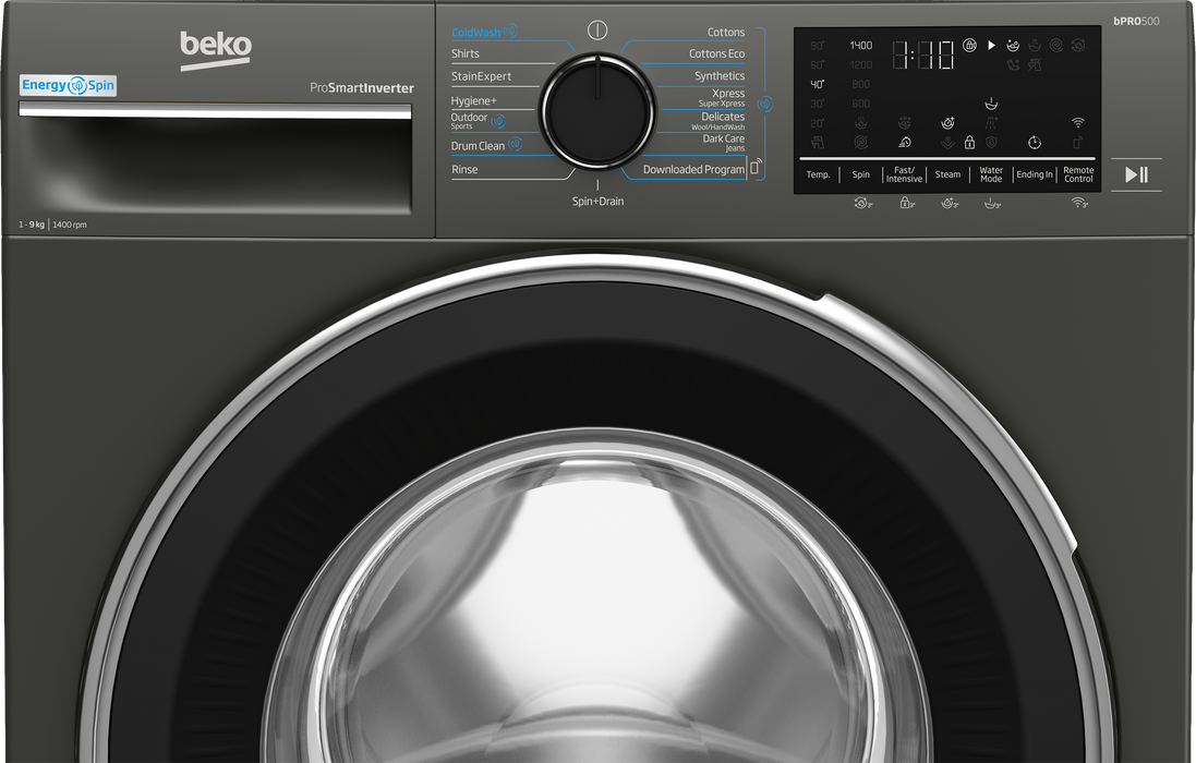 BEKO 9KG FRONT LOADER TWILIGHT GREY BEKO