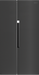 Defy side by side fridge freezer dark inox front view