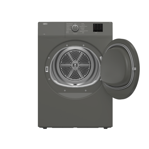Defy 8kg tumble dryer Manhattan grey front view