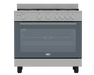 DEFY 90CM FULL GAS RANGE COOKER SILVER INOX DEFY