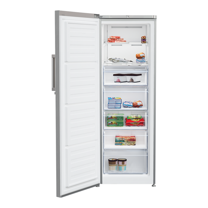 Defy 250L upright freezer inox front view