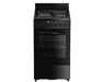 Defy 50cm electric stove black 4 plate front view