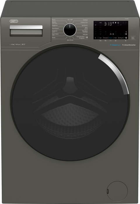Defy DAW 388 12kg front load washing machine Manhattan grey