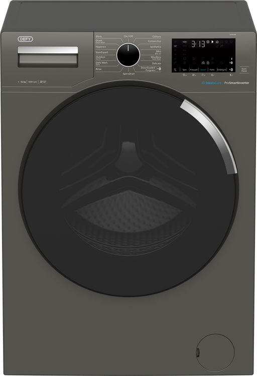Defy DAW 388 12kg front load washing machine Manhattan grey