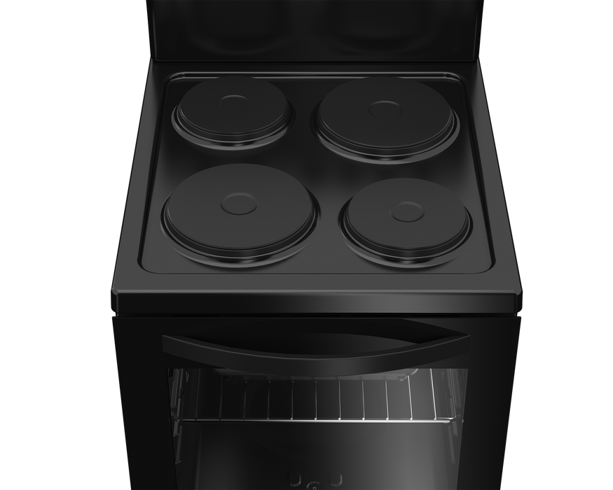 DEFY 50CM 4PL ELEC STOVE BLACK DEFY