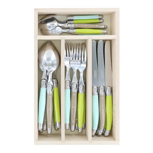 ANDRÉ VERDIER LAGUIOLE 24-PIECE CUTLERY SET ANVE