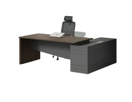 OZ-2910-16 EXECUTIVE OFFICE DESK 1.6M (GREY/BROWN) OFFICE INNOVATIONS