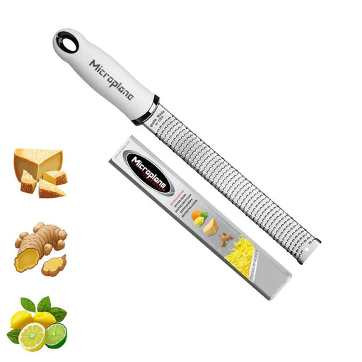 MICROPLANE PREMIUM CLASSIC ZESTER YELLOW STAINLESS STEEL SOLUTI