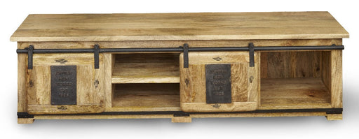 PRESTON WOOD AND METAL SIDEBOARD FOUR
