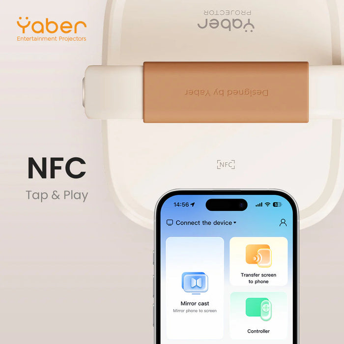 YABER T2 PLUS PORTABLE PROJECTOR YABE