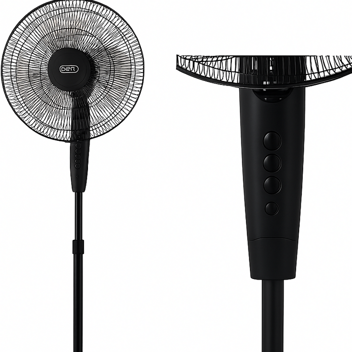 DEFY BLACK 16 MECHANICAL STAND FAN (WITHOUT TIMER) DEFY