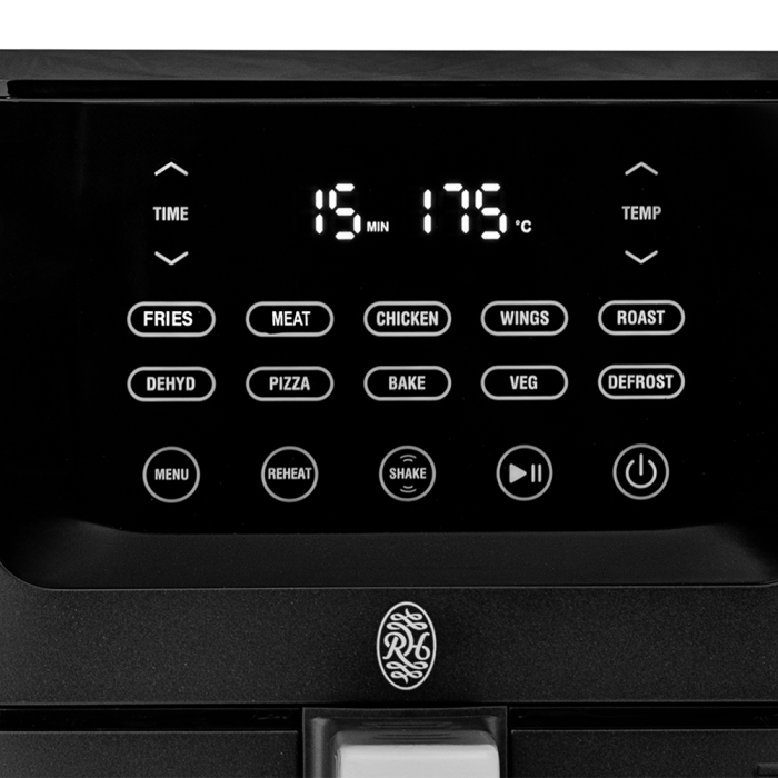 RH NEXUS 7.5L DIGITAL AIR FRYER BLACK ROBIATI DISTRIBUTION C