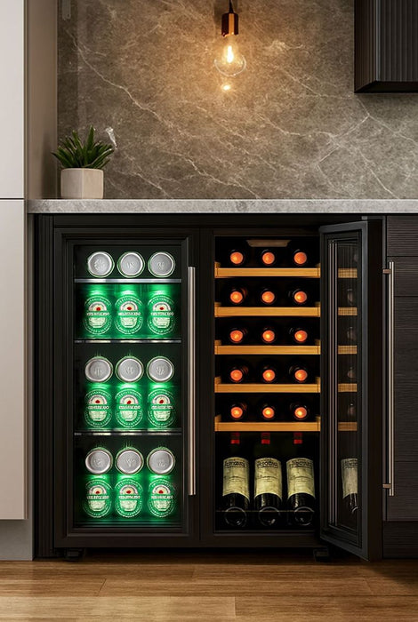 JVC UNDERCOUNTER 35 BOTTLE WINE COOLER JVCC