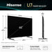 HISENSE 65" U7Q MINI-LED 144HZ VRR ULED GAMING TV HISE
