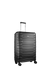 TRAVELWIZE 55CM CABANA ABS LUGGAGE - BLACK TRAV