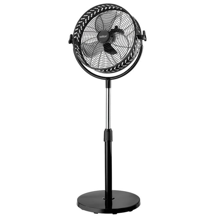 SALTON RECHARGEABLE PEDESTAL FAN 30CM SALT