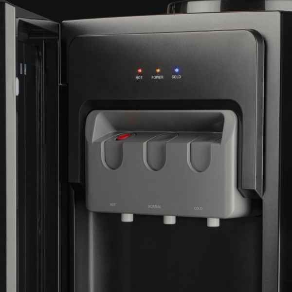 RUSSEL HOBBS GLASS STANDING WATER DISPENSER BLACK
