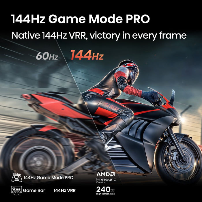 HISENSE 65" U7Q MINI-LED 144HZ VRR ULED GAMING TV HISE