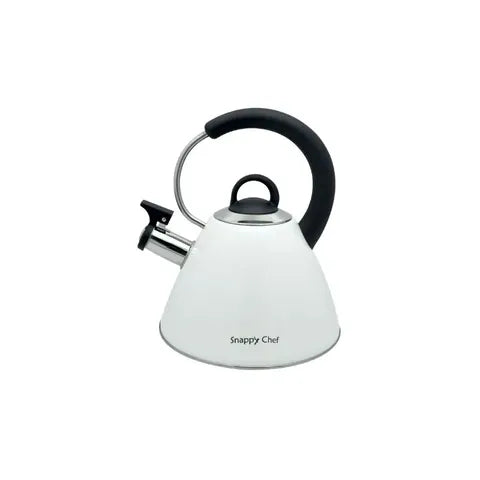 SNAPPY CHEF 1,8L WHITE WHISTLING KETTLE SNAP