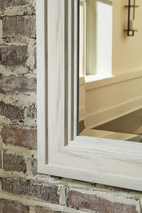 MIRROR THE TIDE SANDSTONE WHITE 830x575mm PARA