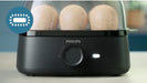 Philips egg cooker boiling multiple eggs in tray