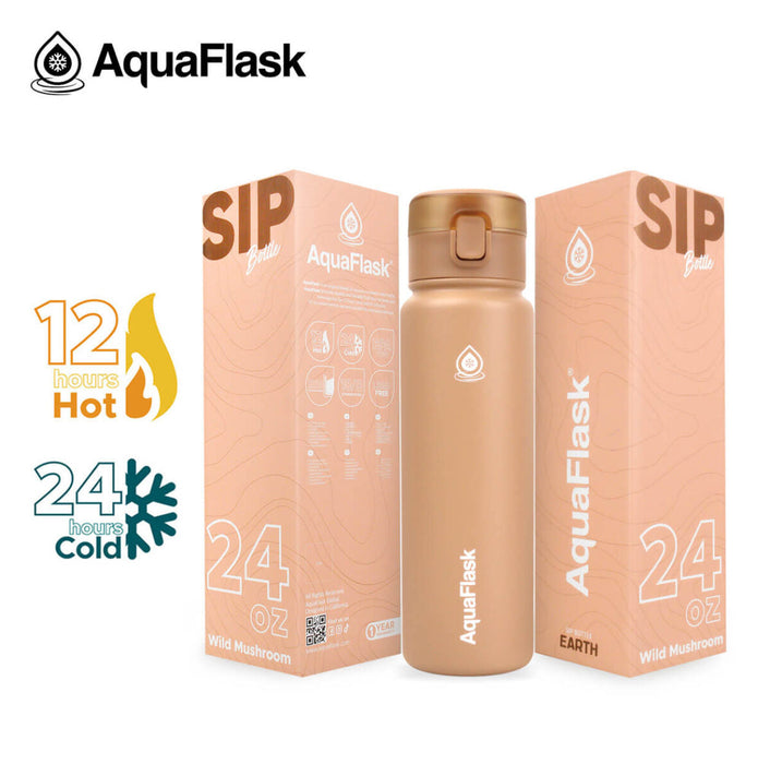 AQUAFLASK EARTH SIP FLASK 700ML ASSORTED AQUA